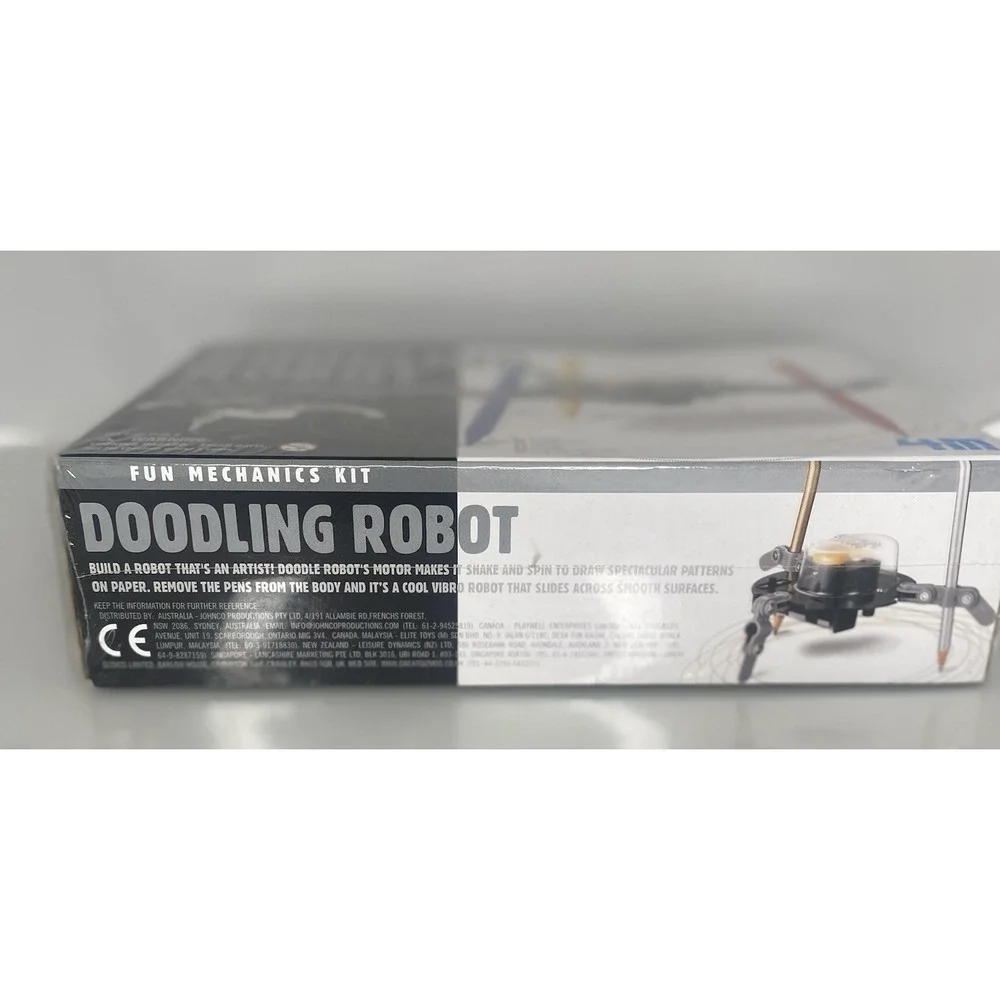 4M Doodling Robot Fun Mechanics Kit Build Art Create